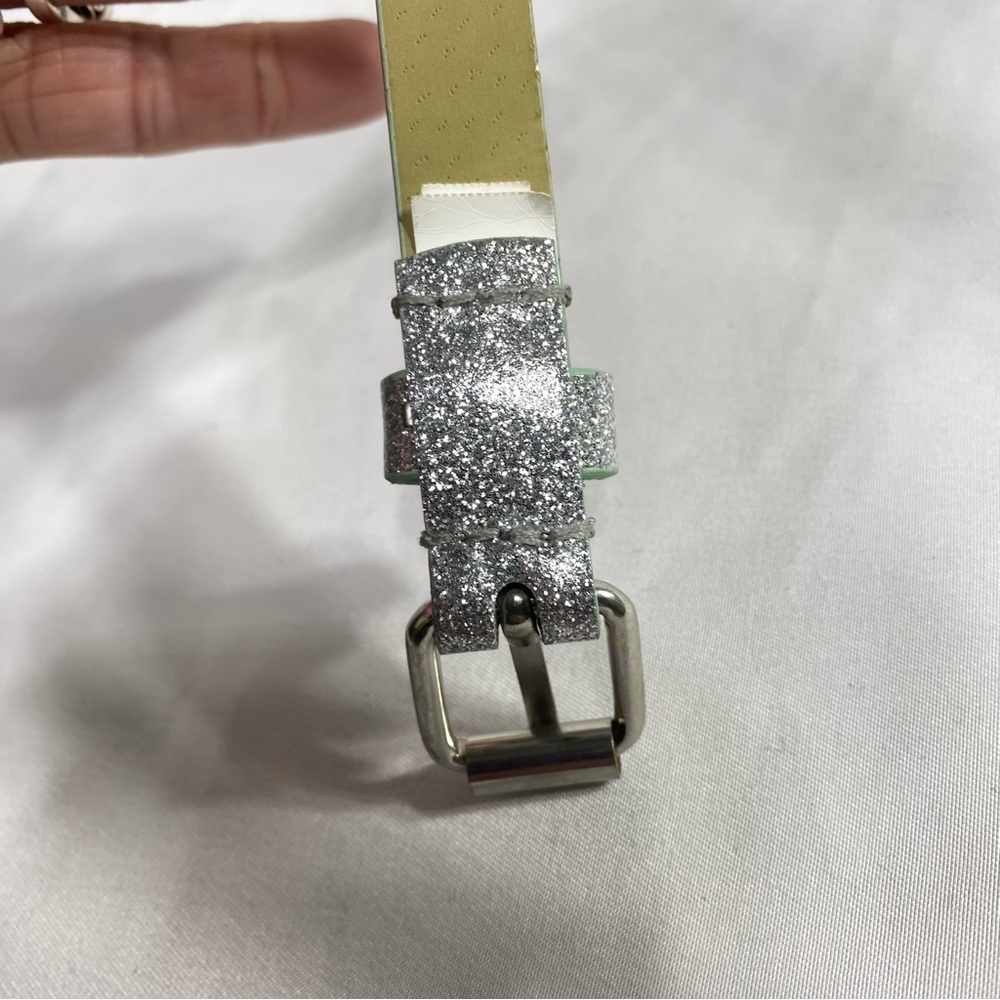 Cat & Jack Kid’s Silver Glittery Belt - Picture 5 of 5